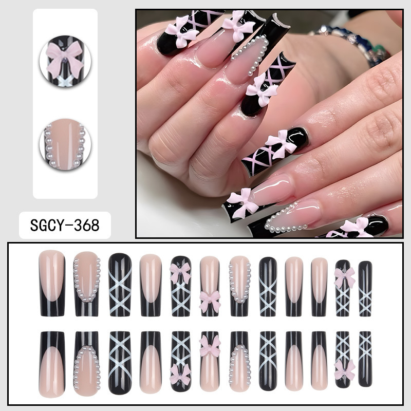 Long-style Western-style artificial nails