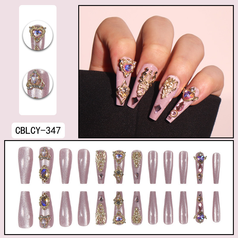 Long-style Western-style artificial nails