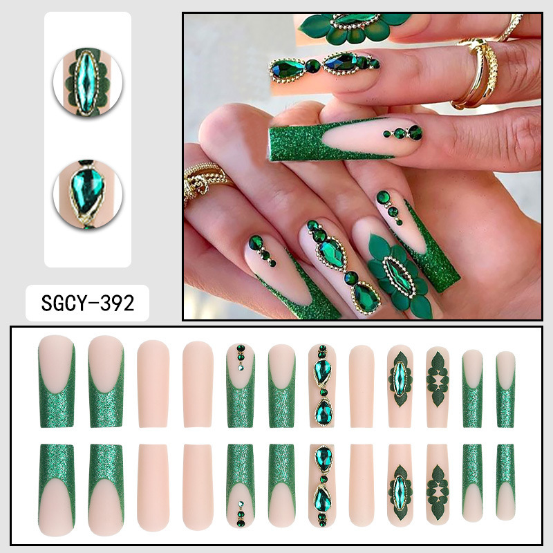 Long-style Western-style artificial nails