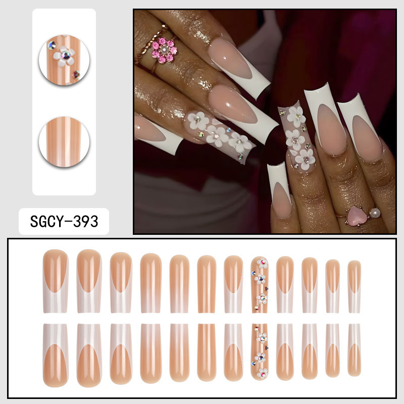 Long-style Western-style artificial nails