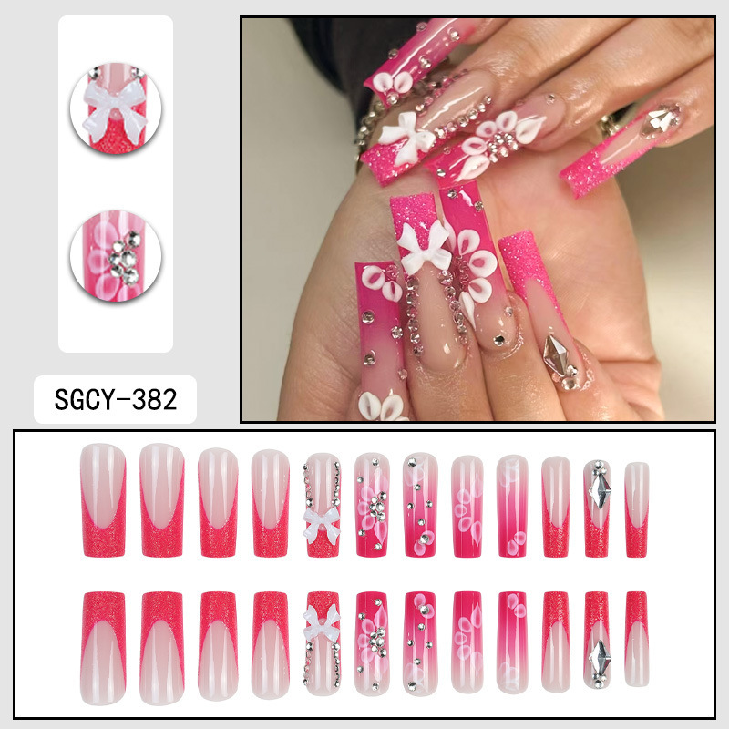 Long-style Western-style artificial nails