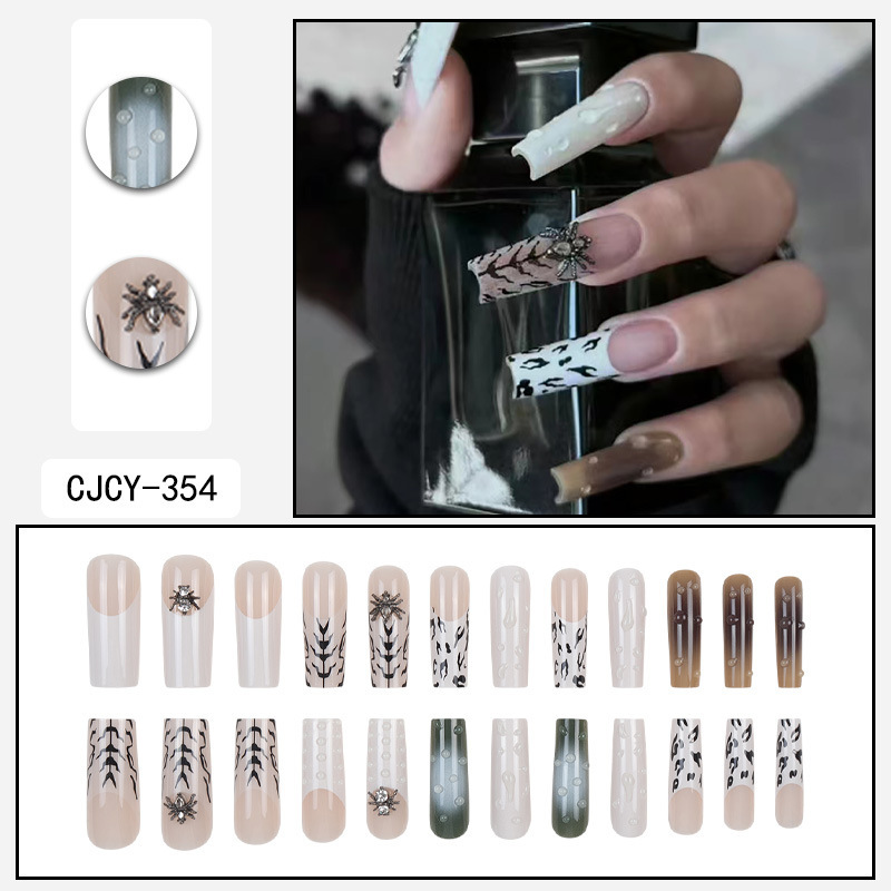 Long-style Western-style artificial nails