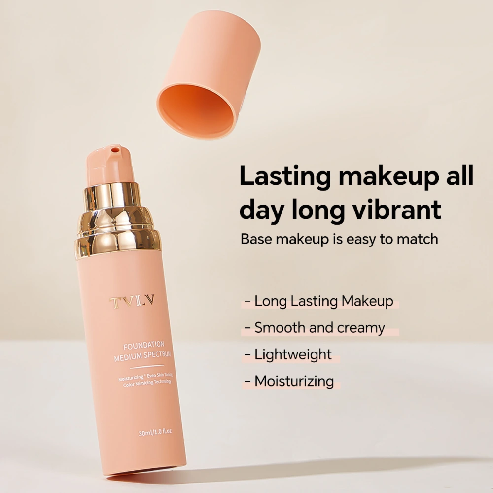 TVLV Medium Coverage Foundation product photograph for wholesale buyer review
