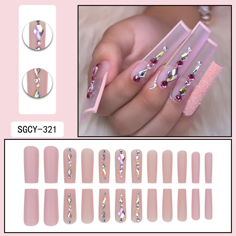 Long-style Western-style artificial nails
