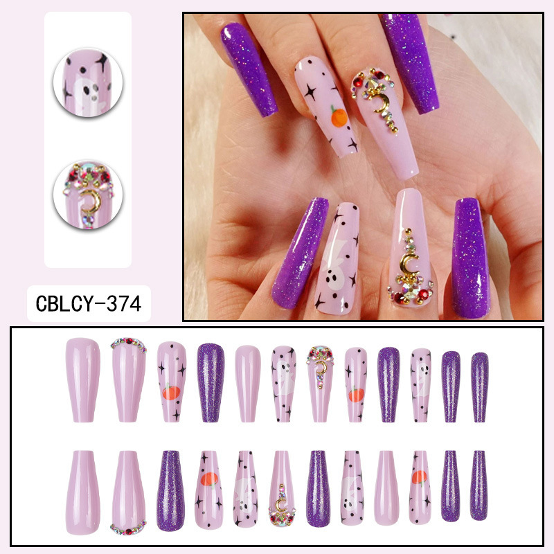 Long-style Western-style artificial nails