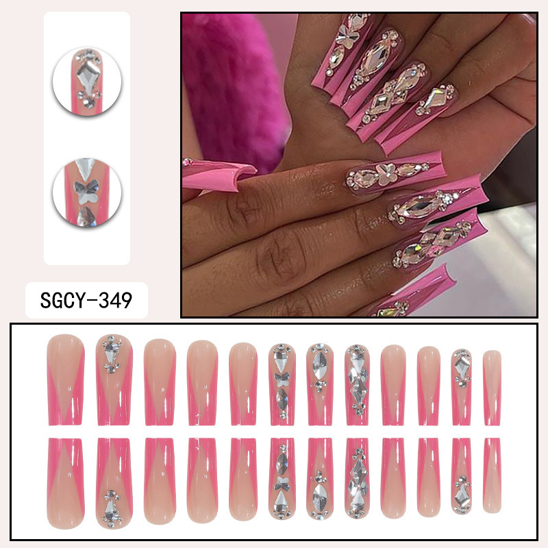 Long-style Western-style artificial nails