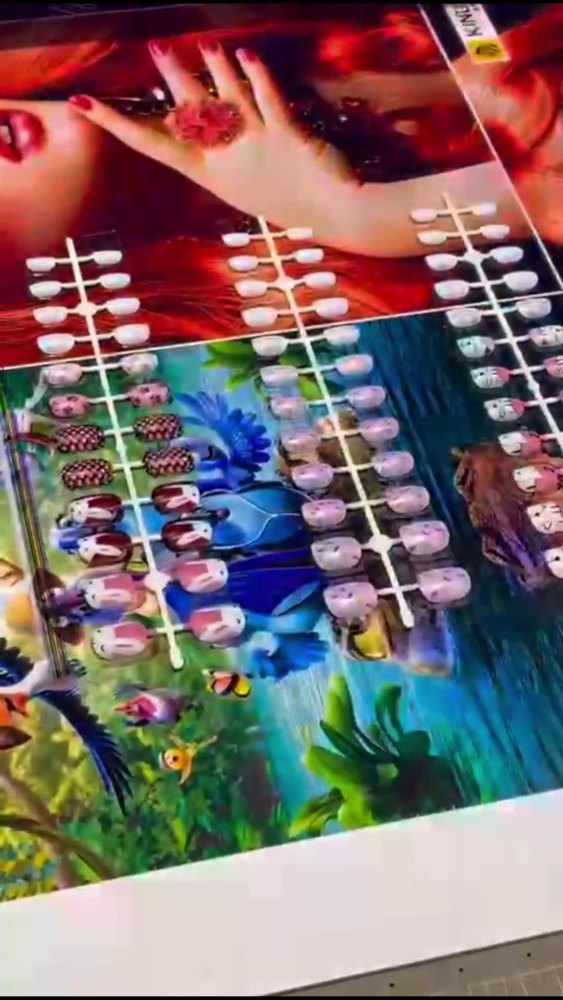 简约纯欲风纯色显白长款万圣节美甲片穿戴甲可拆卸暗黑欧美美甲片