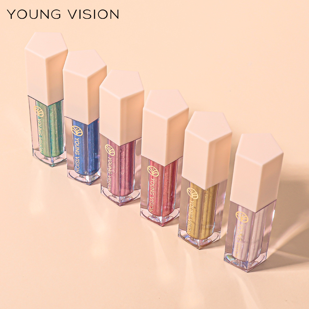 YOUNG VISION 12色闪耀炫彩眼影 珠光偏光哑光液体眼影液