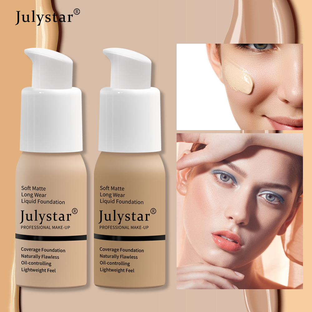 Julystar 不易脱妆粉底粉底膏粉底霜foundation