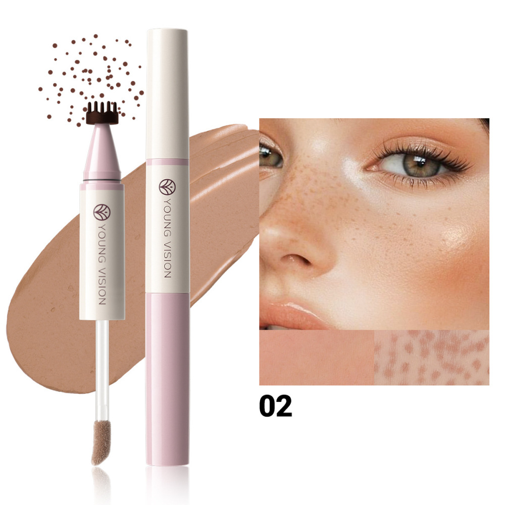 YOUNG VISION 4色双头腮红雀斑笔印章多用液笔自然显色修饰腮红液