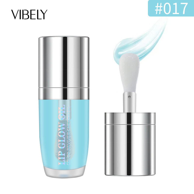 VIBELY焕彩唇油水光玻璃唇淡化唇纹保湿水润亮泽透明唇彩唇膜打底
