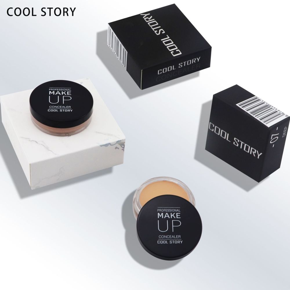 cool story单色遮瑕膏自然色肤色深色修容膏痘印遮瑕液东南亚爆款