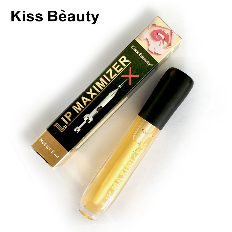 Kiss beauty跨境专供透明丰唇淡化唇纹增强唇部弹性丰唇油液7831