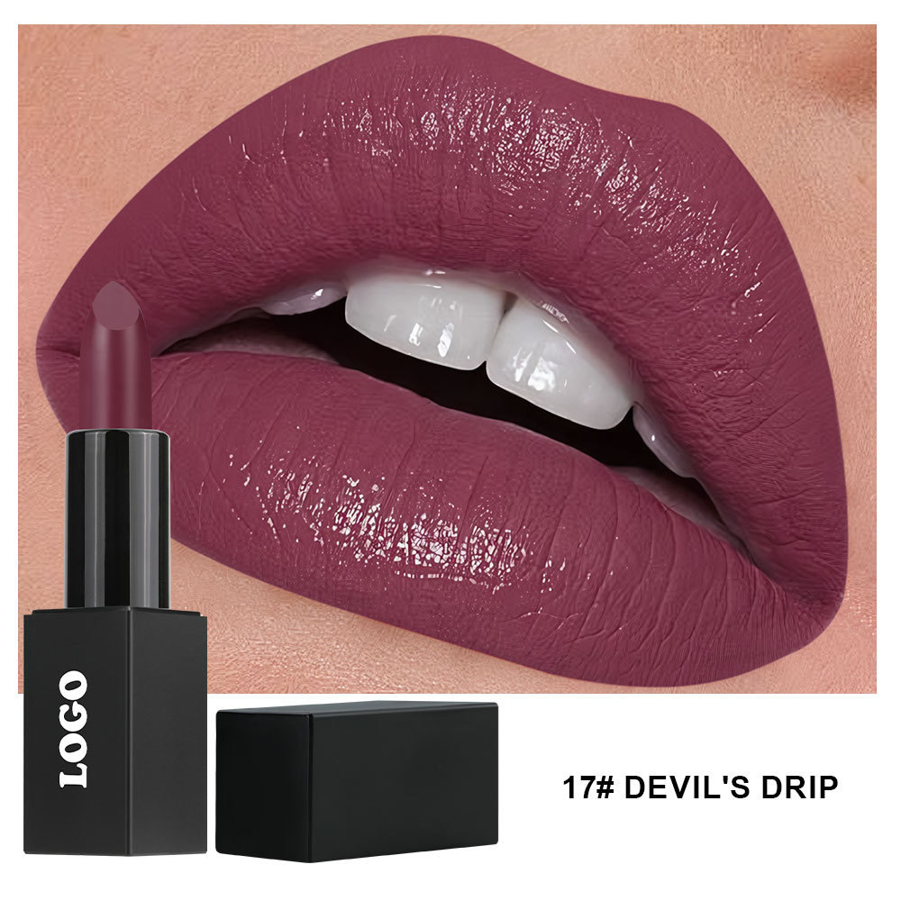 跨境化妆品滋润口红不掉色不沾杯lipstick丰唇膏防水不脱色口红