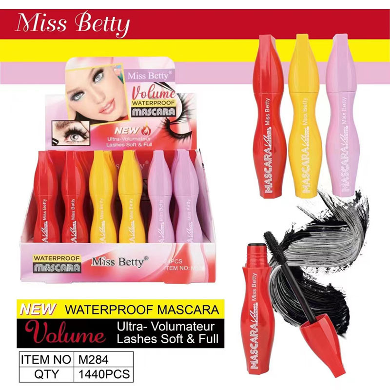 新品外贸跨境MissBetty浓密卷翘防水睫毛膏彩妆批发Mascara cream