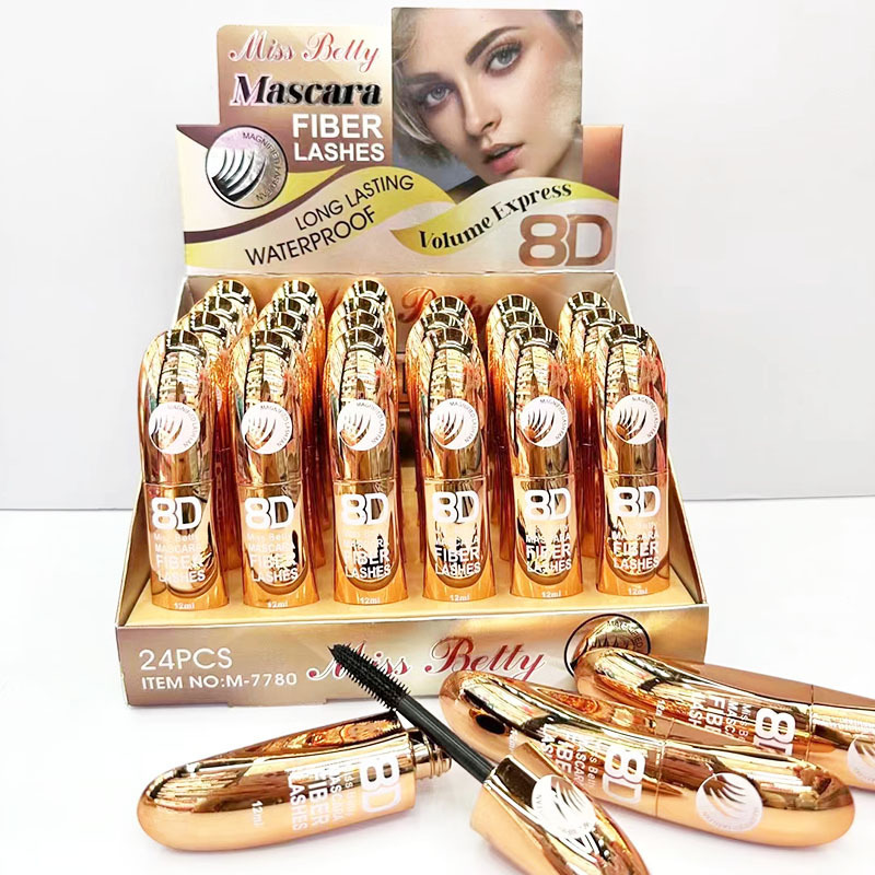 新款外贸跨境MissBetty浓密卷翘防水睫毛膏彩妆批发Mascara cream