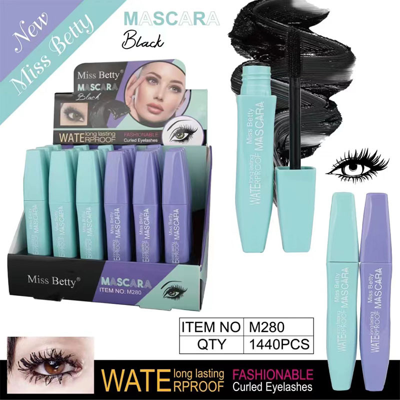 新品外贸跨境MissBetty浓密卷翘防水睫毛膏彩妆批发Mascara cream