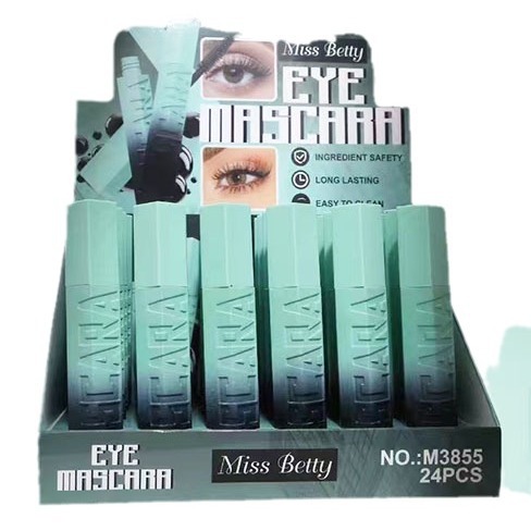 MissBetty新款外贸跨境浓密卷翘防水睫毛膏彩妆批发Mascara cream