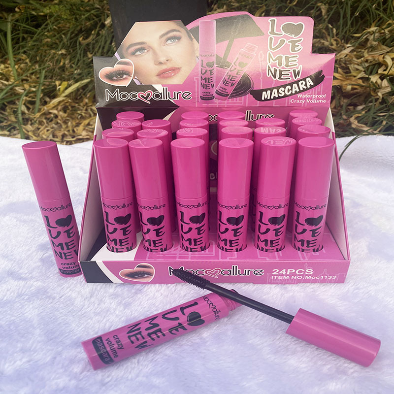 Mocoallure新品外贸跨境浓密卷翘防水睫毛膏彩妆批发Mascara crea