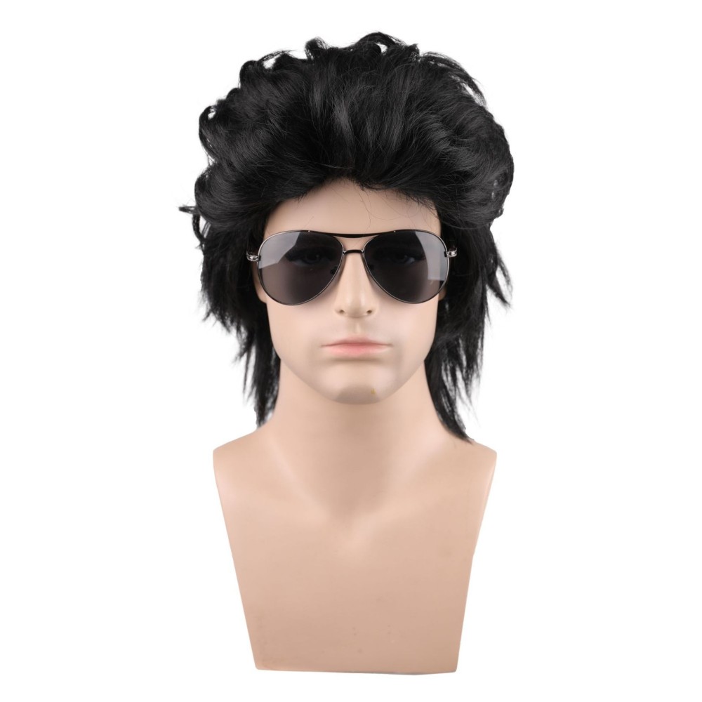 假发 亚马逊新品假发 欧美男式朋克化纤头套 多色可选厂家批发wig