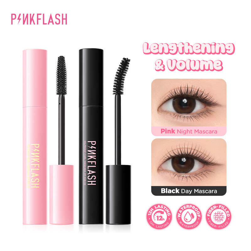 PINKFLASH睫毛膏防水不晕染E08(仅供出口,采购分销,不对个人售卖