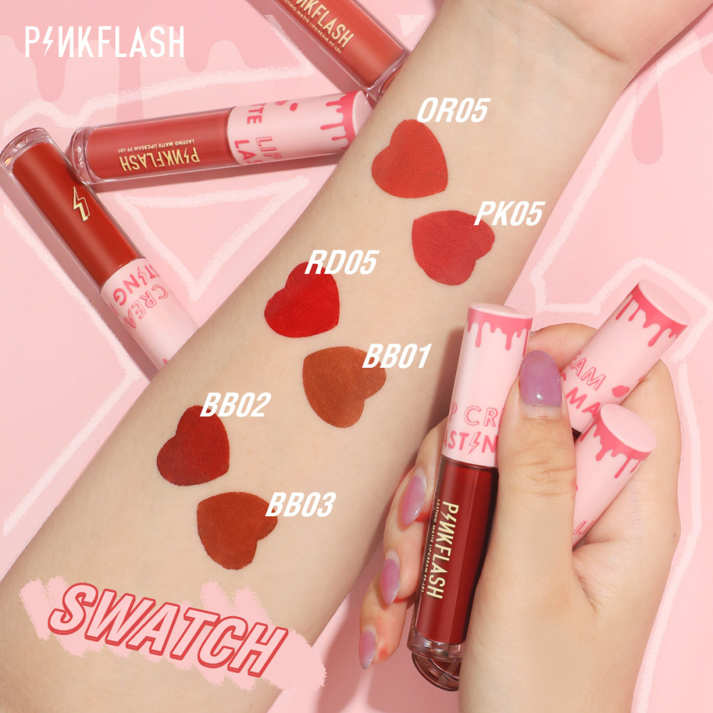 PINKFLASH高显色哑光唇釉新L01(仅供出口,采购分销,不对个人售卖)