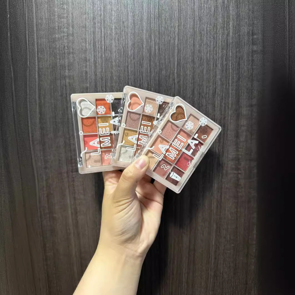 十二色珠光哑光大地色眼影盘彩妆珠光哑光大地色眼影简化版 批发