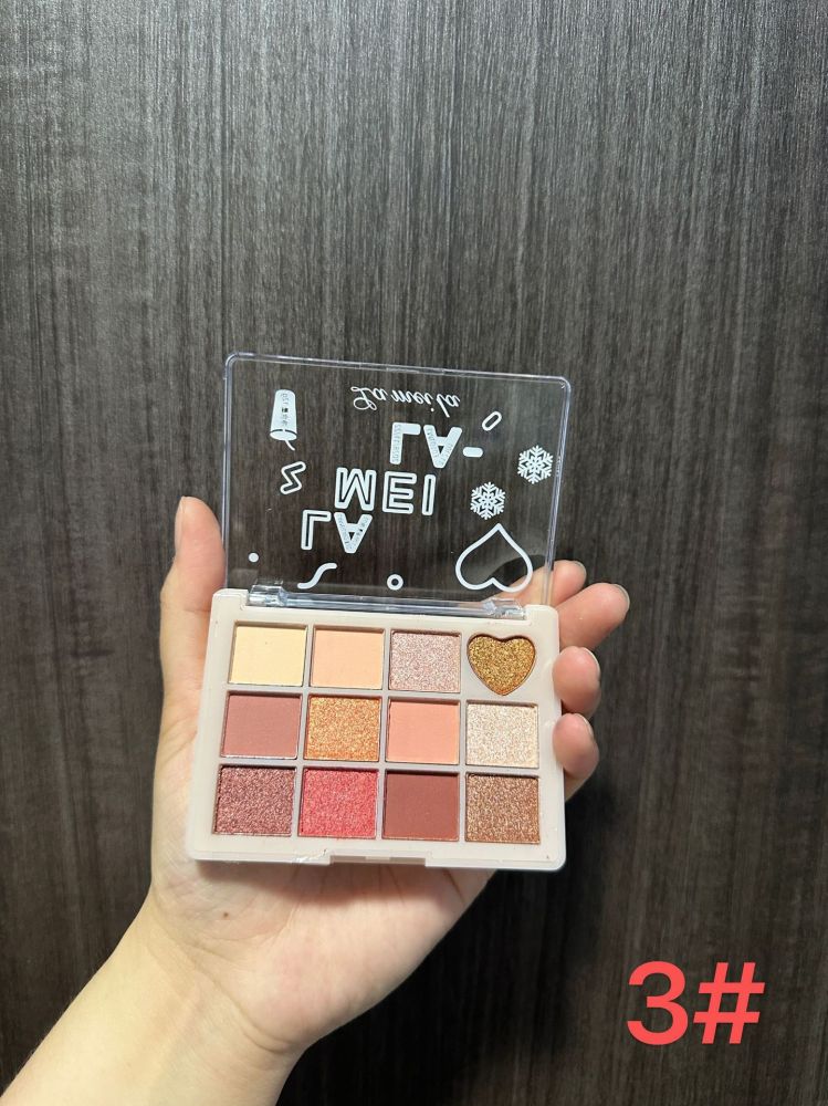 十二色珠光哑光大地色眼影盘彩妆珠光哑光大地色眼影简化版 批发