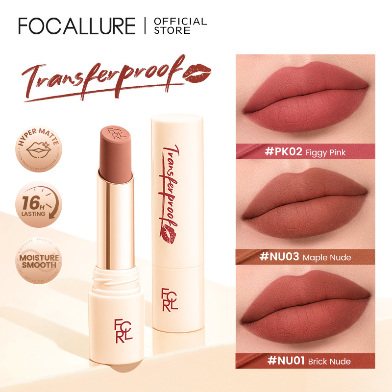 FOCALLURE哑光不沾杯口红L46(仅供出口,采购分销,不对个人售卖)