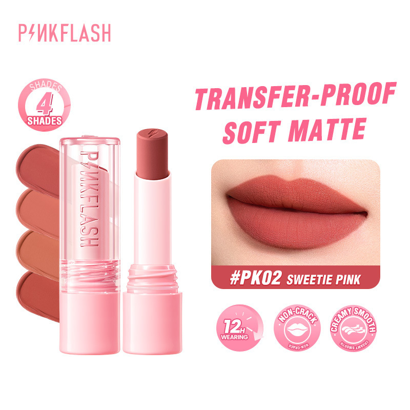 PINKFLASH哑光不沾杯口红L28(仅供出口,采购分销,不对个人售卖)