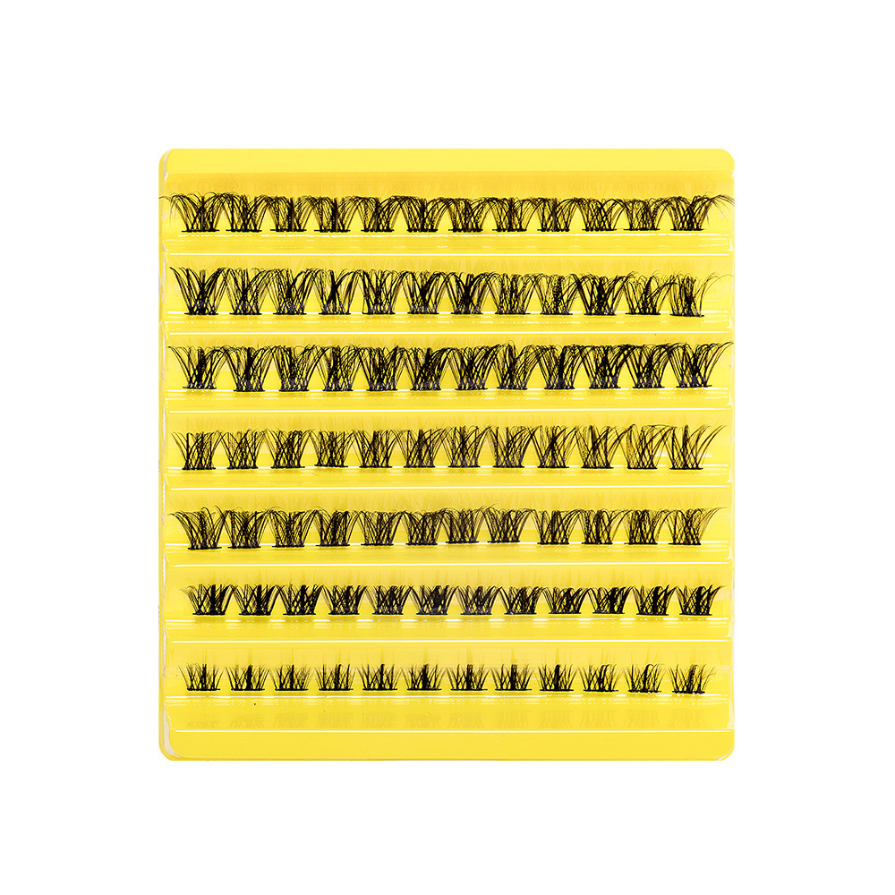 新款跨境假睫毛DIY分段式朵毛自然浓密混装睫毛自嫁接眼睫毛批发