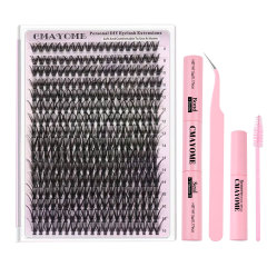 DIY-A-07+pink（double-ended glue + glue remover + pointed tweezers + single-ended brush）