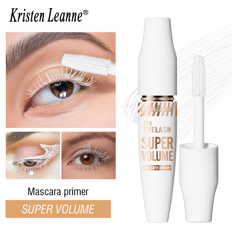 Mascara Primer跨境亚马逊白色打底浓密卷翘定型不晕染防水睫毛膏