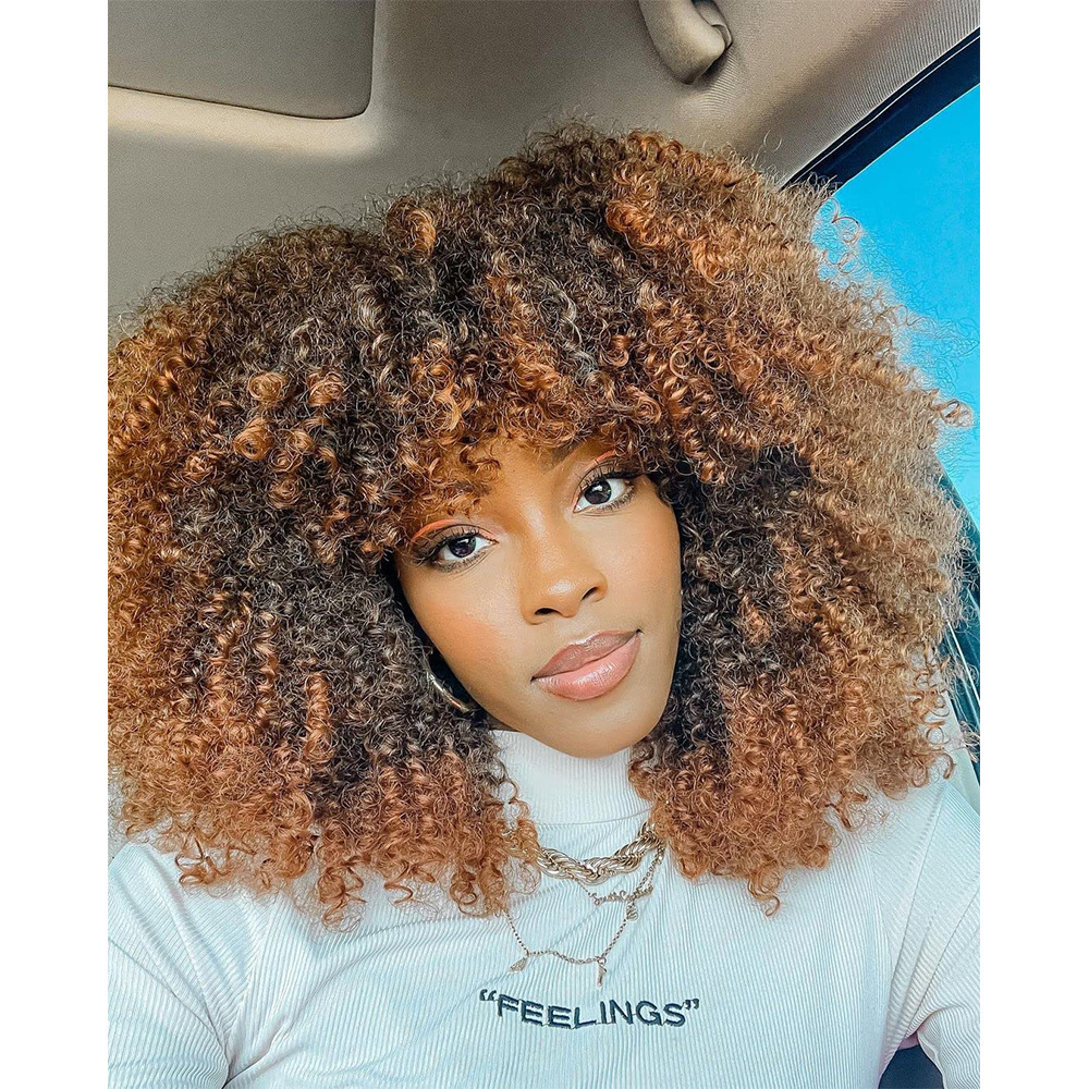 欧美新品假发多色可选蓬松爆炸wigs非洲假发跨境货源女士卷发头套