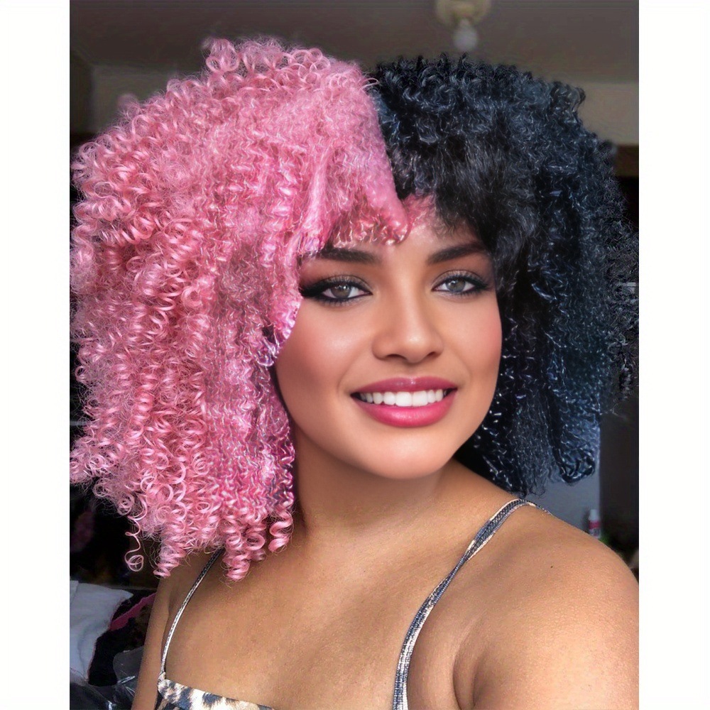 欧美新品假发多色可选蓬松爆炸wigs非洲假发跨境货源女士卷发头套