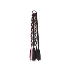 Natural Black with Pink Highlights