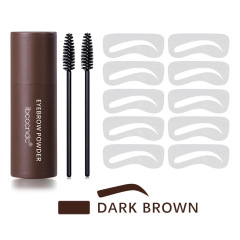 3# Dark Brown (1 eyebrow pencil + 10 eyebrow stencils + 2 brushes)