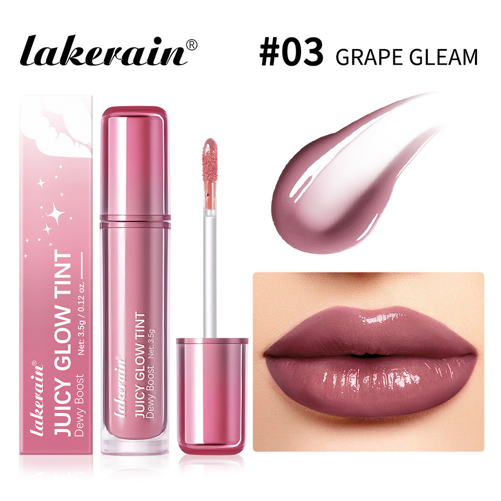 lakerain果汁唇釉镜面水光唇彩加糖版持妆水润感JUICY GLOW TINT