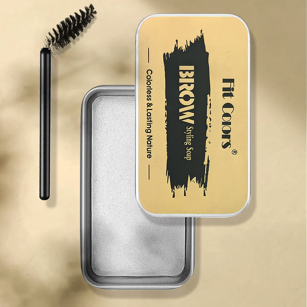 Fit Colors野生眉毛定型膏外贸爆款无色眉毛皂跨境款eyebrow soap