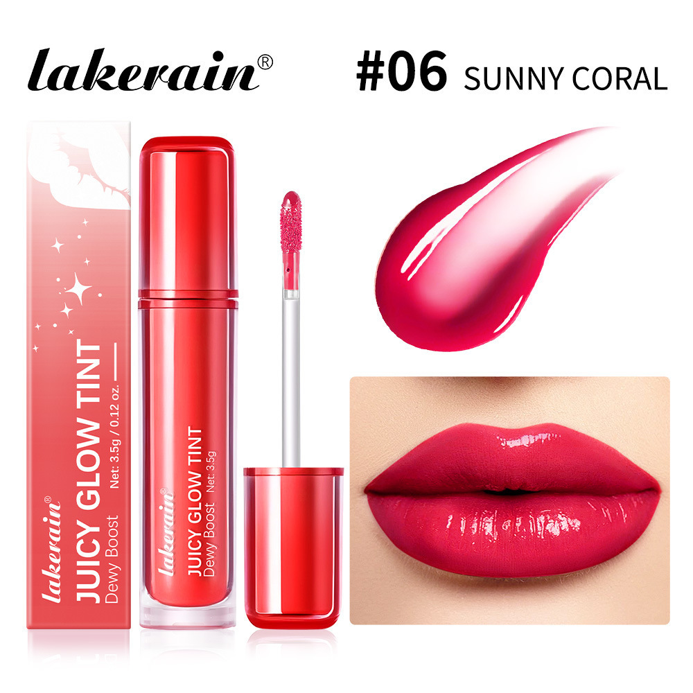 lakerain果汁唇釉镜面水光唇彩加糖版持妆水润感JUICY GLOW TINT