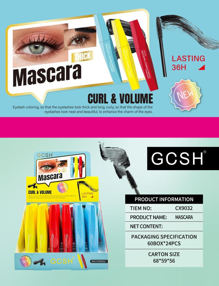 Volumizing Mascara, dramatic effect.