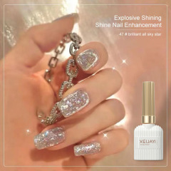 Crystal diamonds (milk bottle)