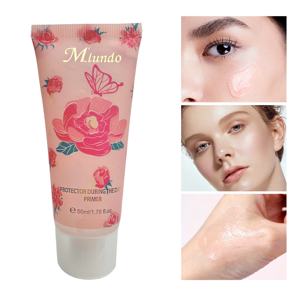 Mlundo Pretreatment Gel Primer with Concealing, Moisturizing, and Invisible Pore-filling Functions; Base Gel Makeup Primer for Cosmetics
