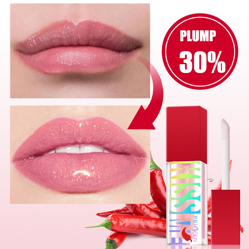 跨境PNF佩妮芬辣椒唇部护理精华液滋润厚唇型丰唇油lip plumper