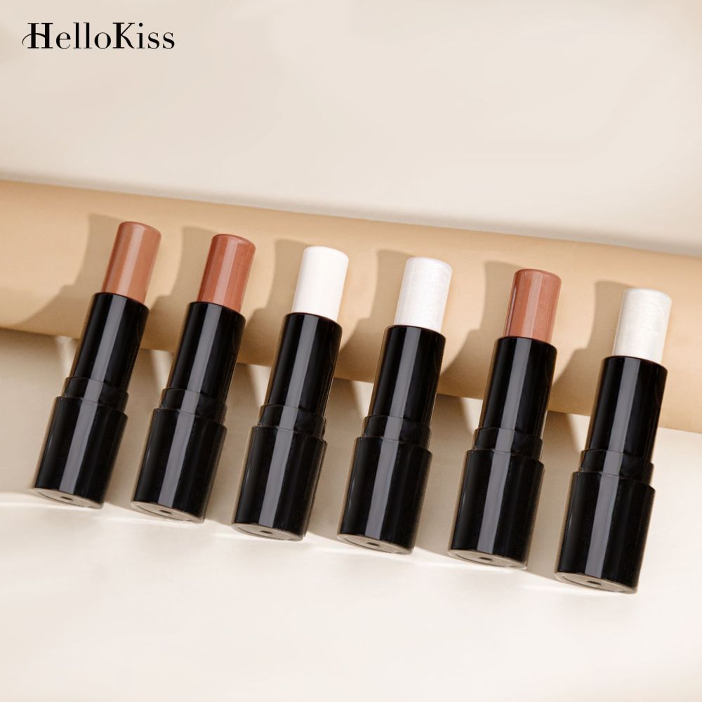 HelloKiss双头高光修容棒珠光立体自然提亮修饰脸部阴影跨境彩妆
