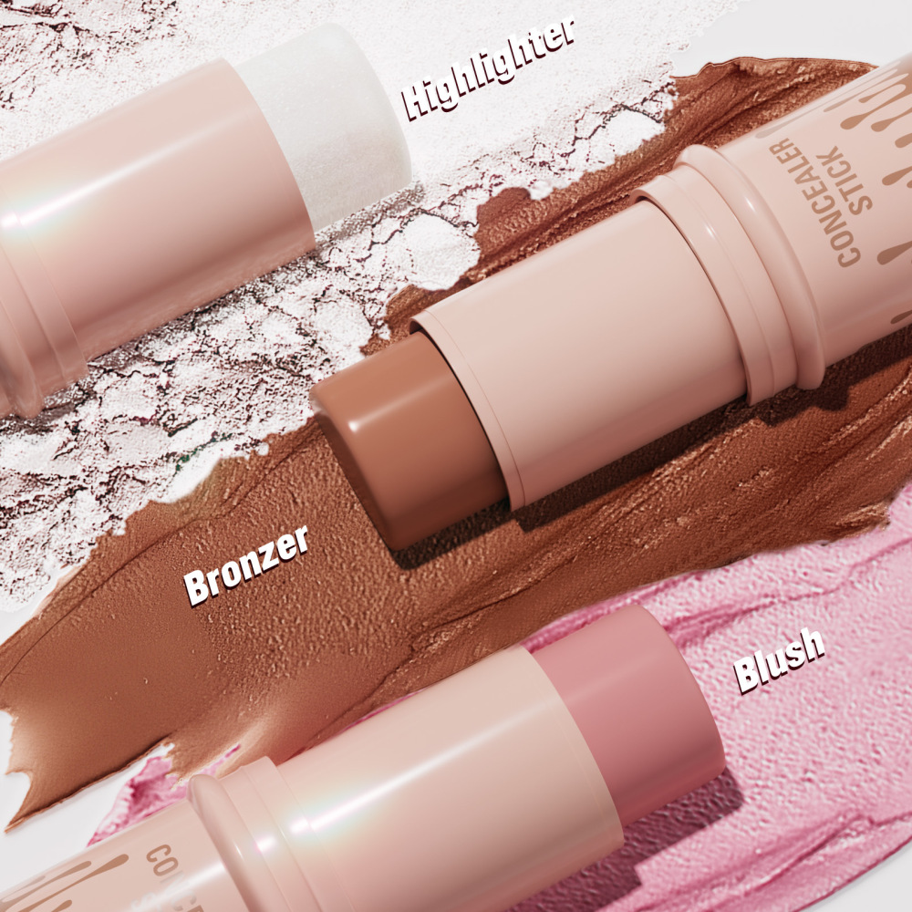 Hellokiss高光修容棒 立体脸部修饰轮廓腮红多功能化妆棒Bronzer