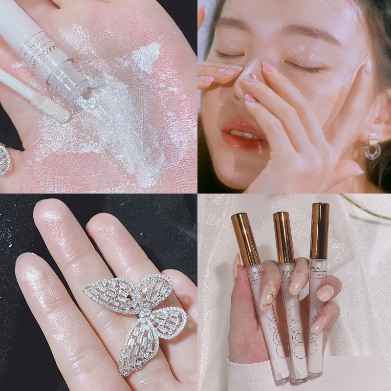 彩妆SHAQINUO晶钻液体高光 提亮修饰脸部身体眼影珠光细闪钻石
