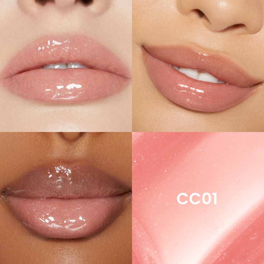 跨境彩妆多色唇釉滋润持久 创意可爱挂件软萌蜜蜂元素Lip gloss