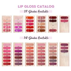 Lip Gloss Swatches on Arm