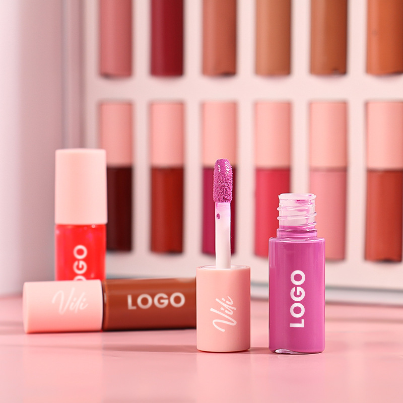 跨境爆款迷你瓶唇彩套装无logo唇釉厂家外贸批发Lip Gloss Set